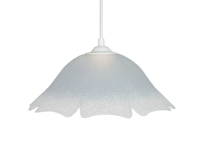 Suspensão TOSEL  SALAMANCA vidro globo vermelho D35 x  H90  cm