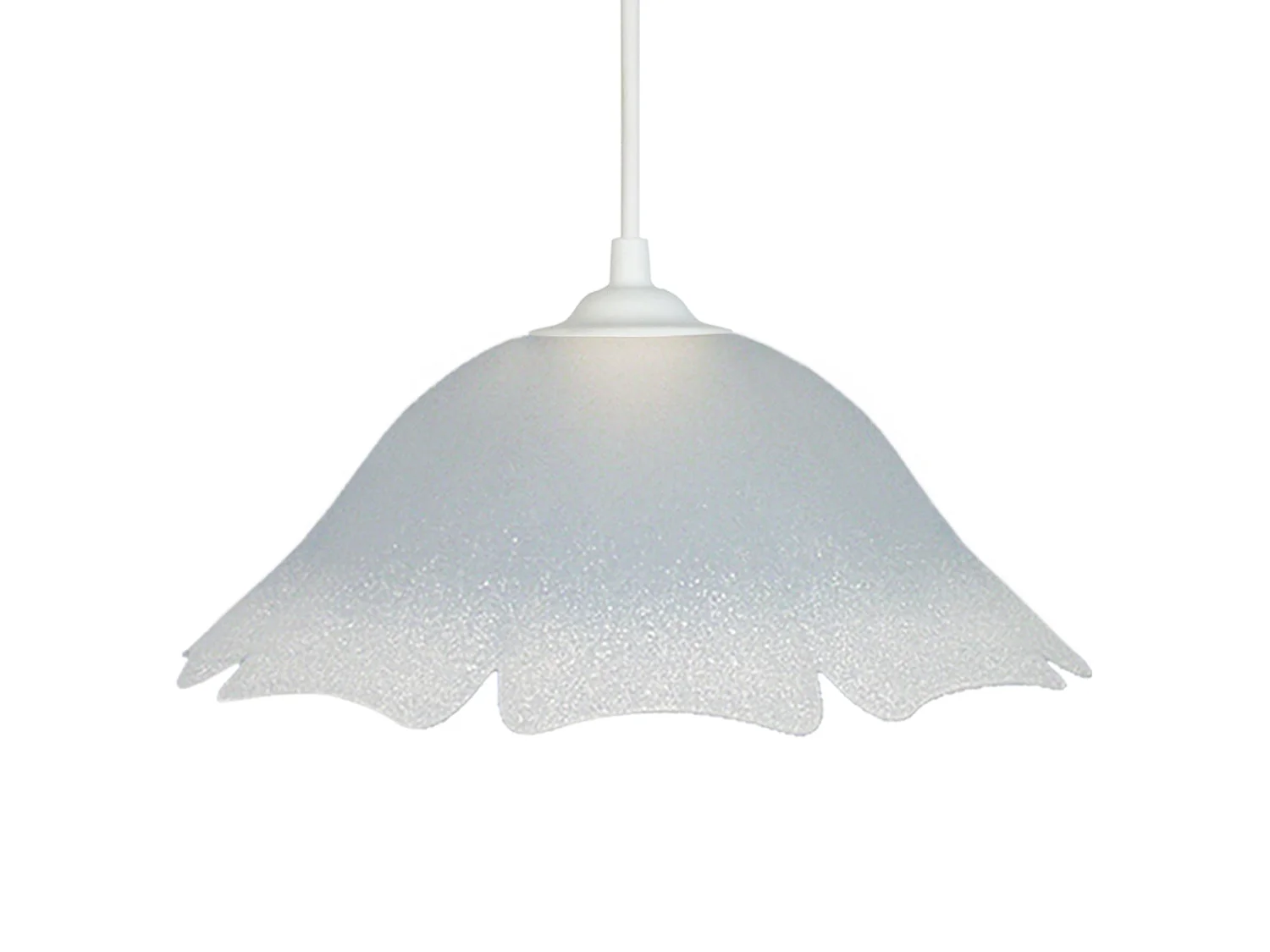 Suspensão TOSEL  SALAMANCA vidro globo vermelho D35 x  H90  cm