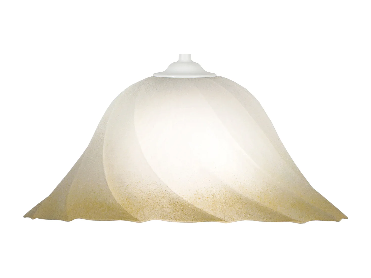 Suspensão TOSEL  SPIRAL metal geométrico castanho D25 x  H85  cm