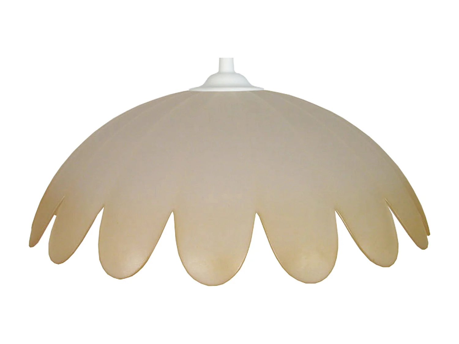 Suspensão TOSEL  PETALI vidro Sino azul D13 x  H80  cm