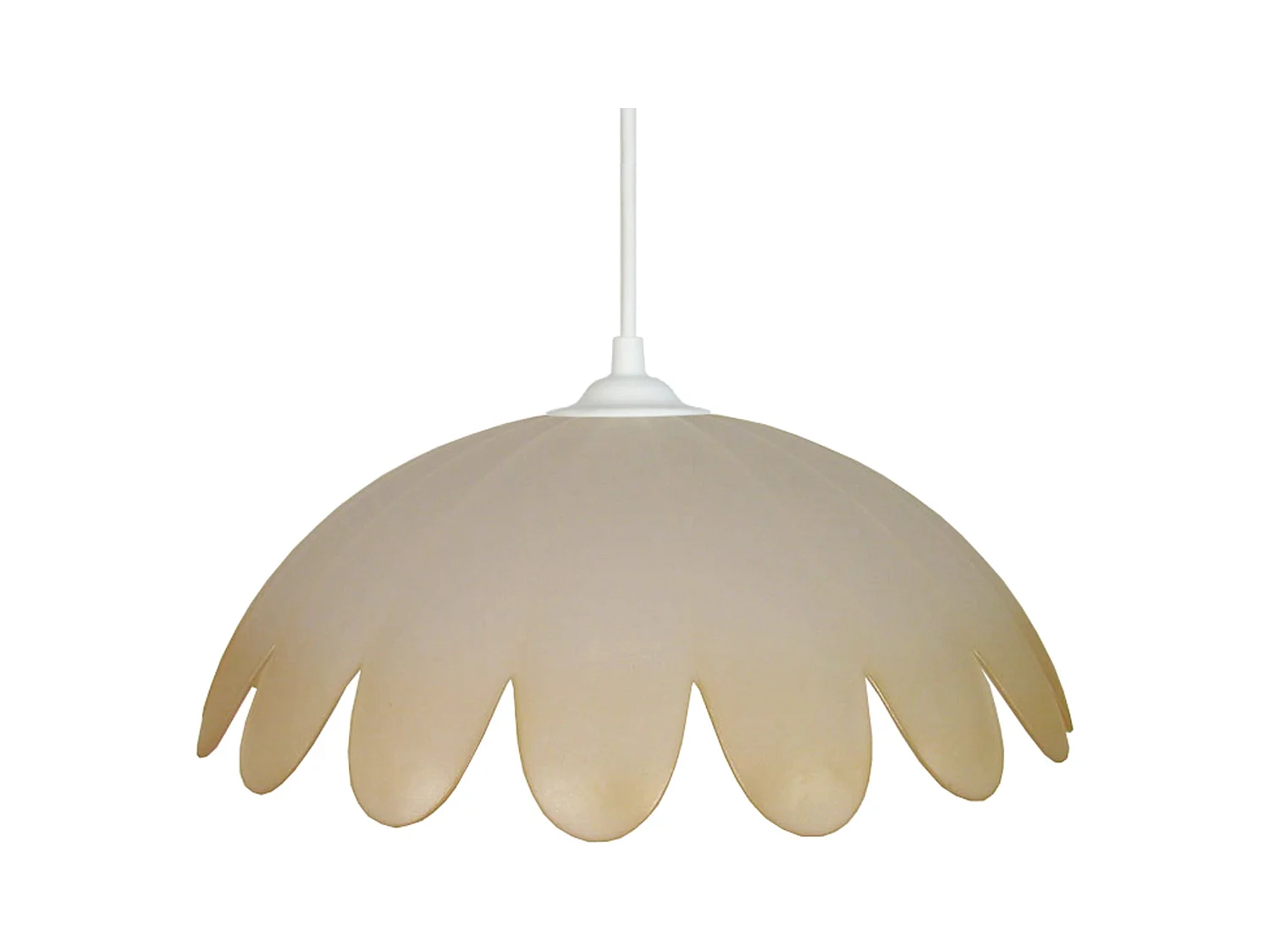 Suspension TOSEL ,verre,Jaune ,H70x D 29xP29cm