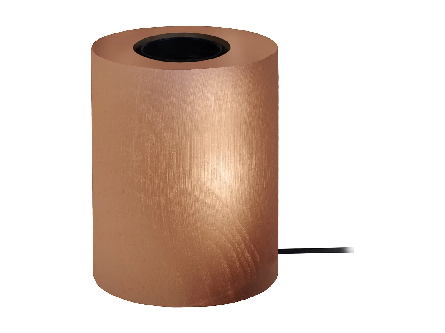 Lámpara de noche TOSEL ,madera,Bronce ,A10,5xD8xP8cm