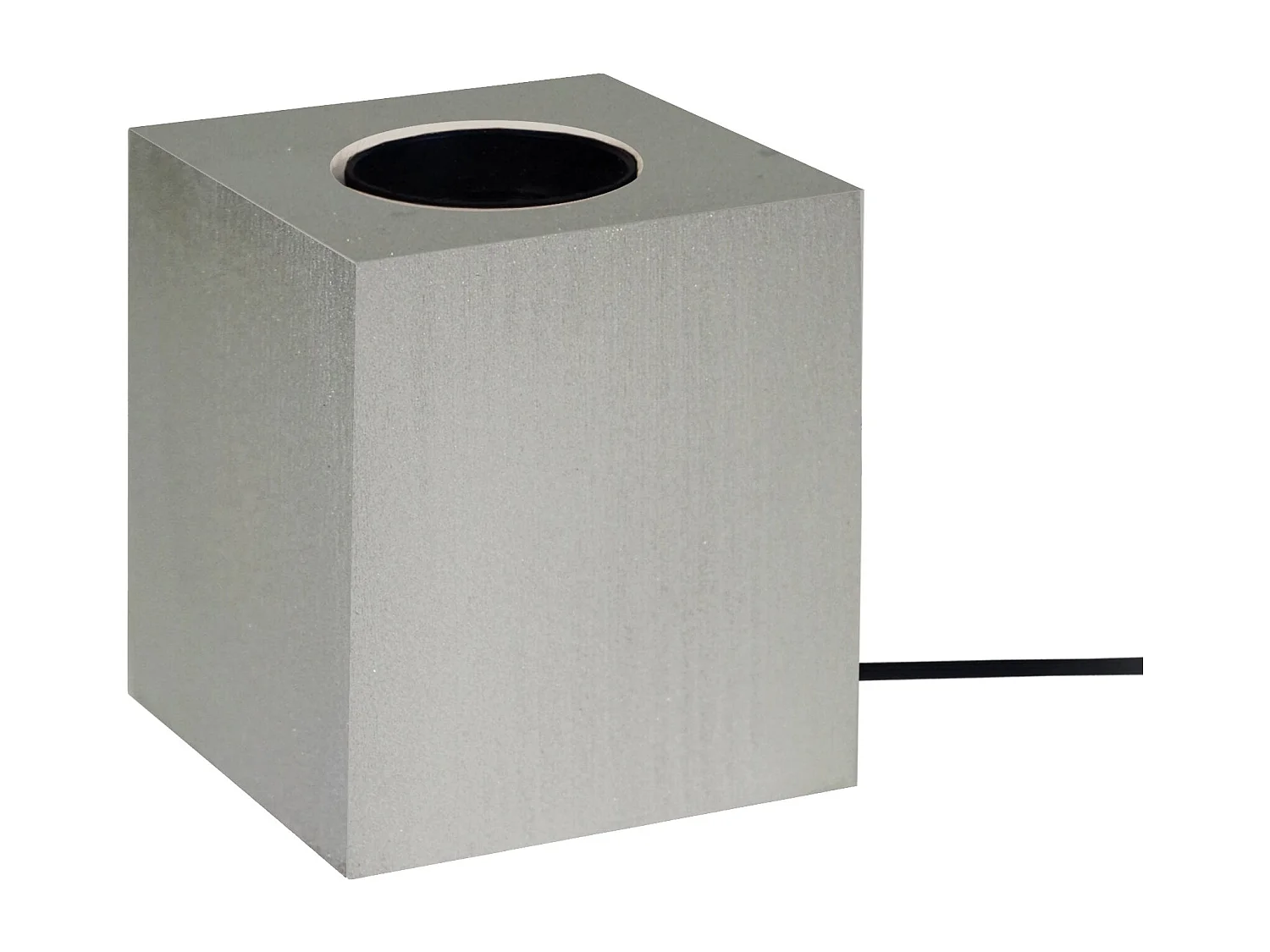 Lámpara de noche TOSEL ,madera,Aluminio,A10,5xD8xP8 cm