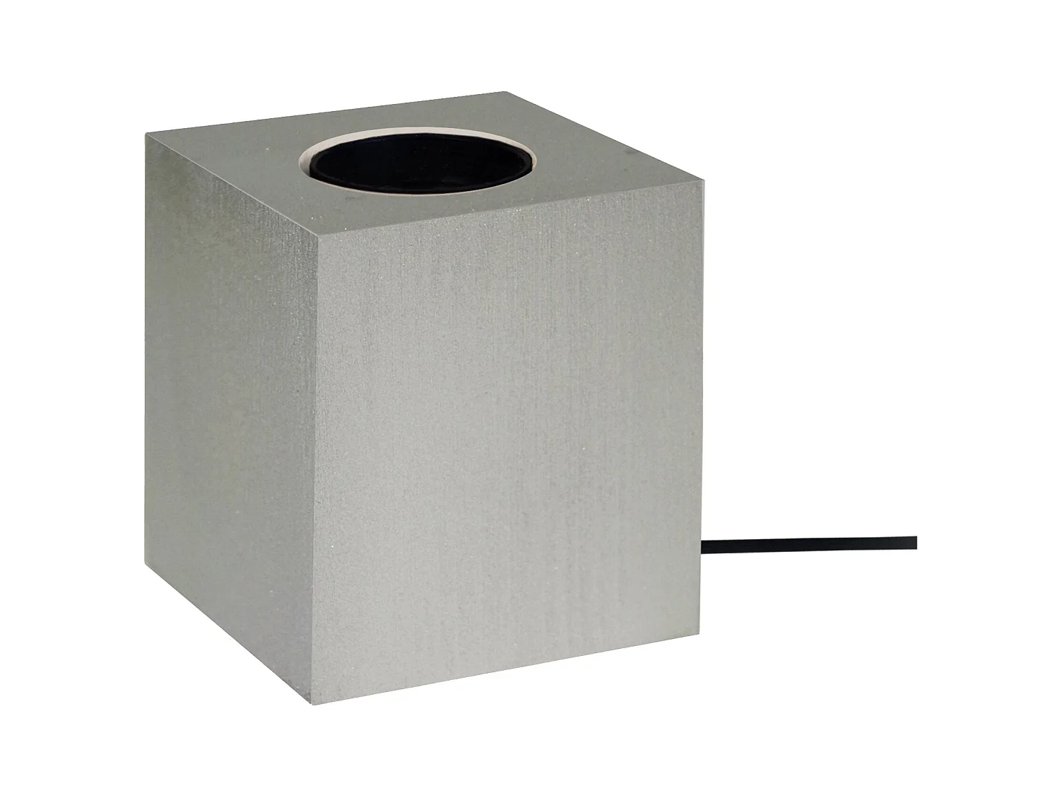 Lampe de Chevet TOSEL ,bois,Aluminio,H10,5xD8xP8 cm