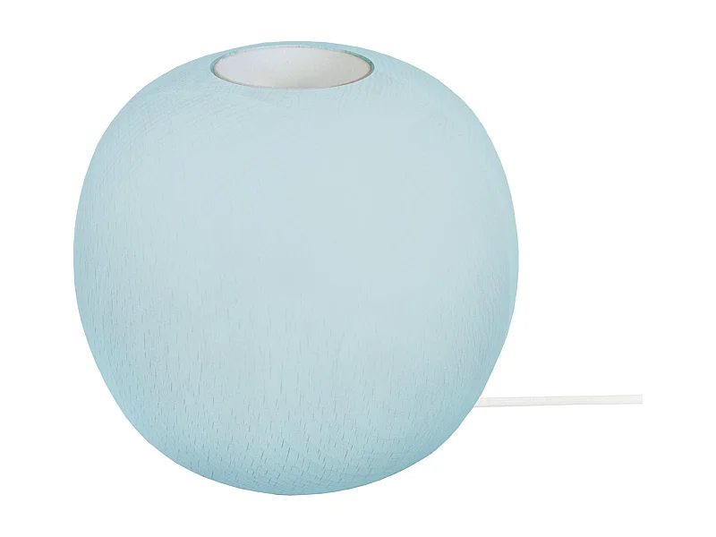 Lámpara de noche TOSEL ,madera,Azul ,A10xD11xP11cm