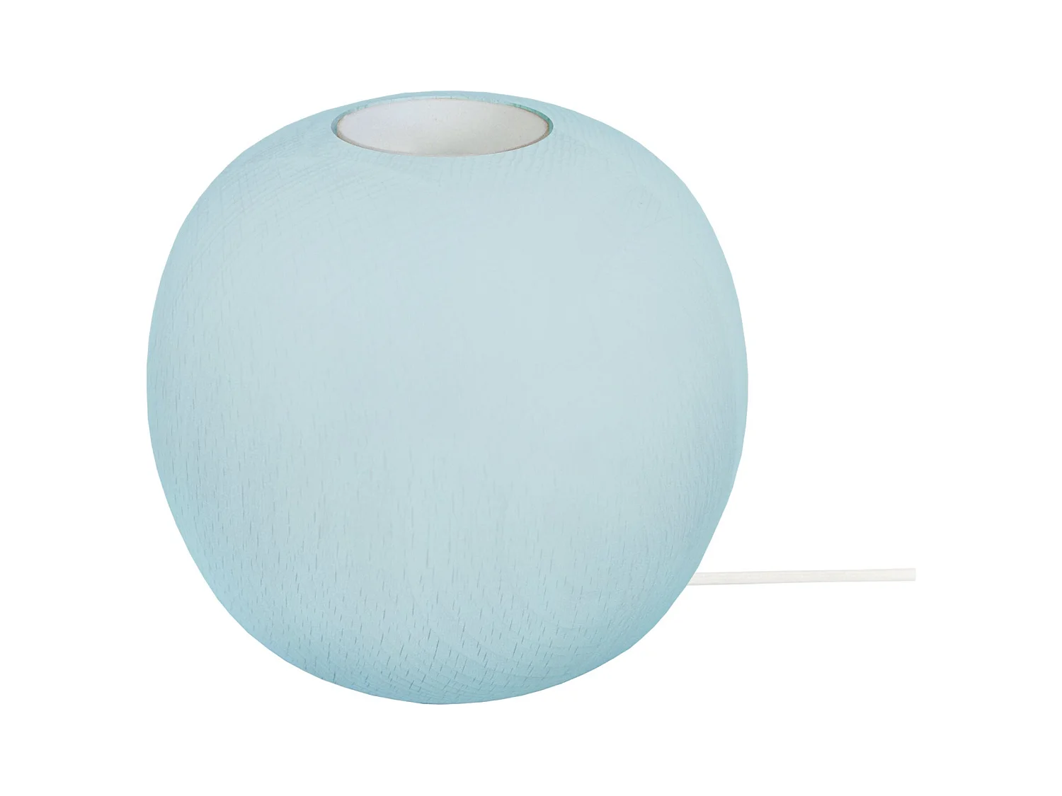 Lampe de Chevet TOSEL ,bois,Bleu,H10xD11xP11cm