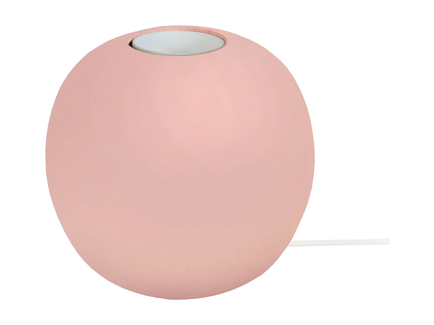 Base da lâmpada TOSEL BOULE madeira globo rosa D11 x  H10  cm