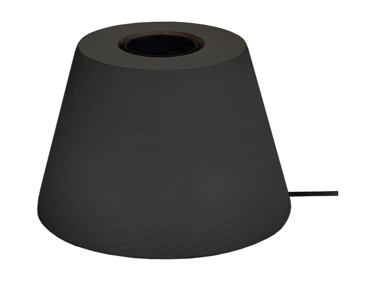 Lámpara de noche TOSEL ,madera,Negro ,A7,5xD11xP11cm