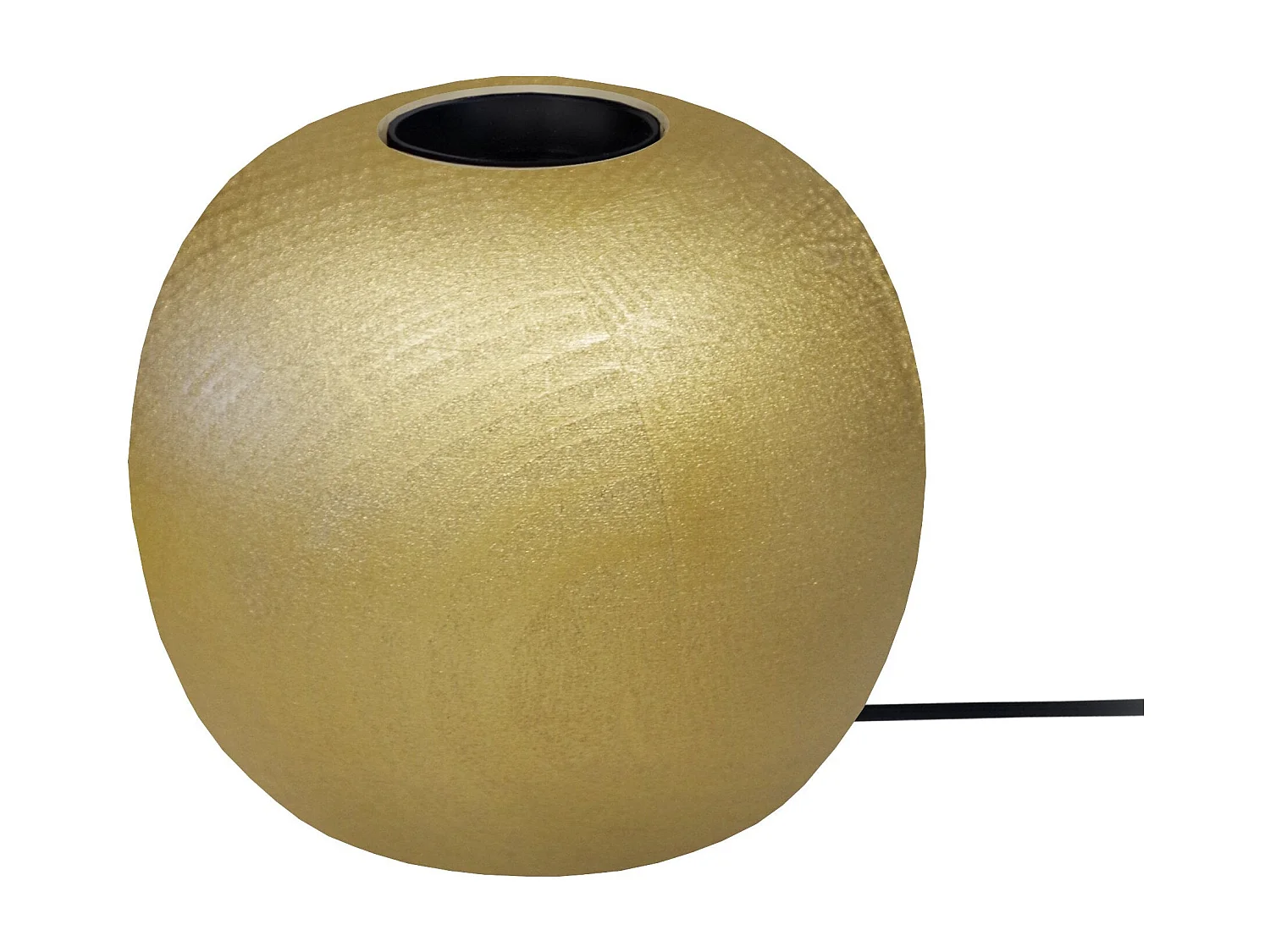 Base da lâmpada TOSEL BOULE madeira globo Dourado D11 x  H10  cm