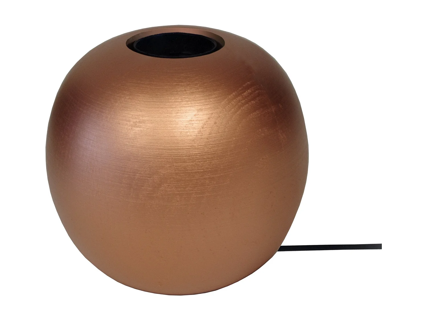 Lámpara de noche TOSEL ,madera,Bronce ,A10xD11xP11cm