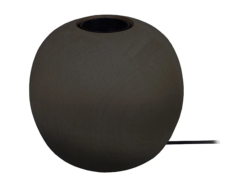 Lámpara de noche TOSEL ,madera,Negro ,A10xD11xP11cm