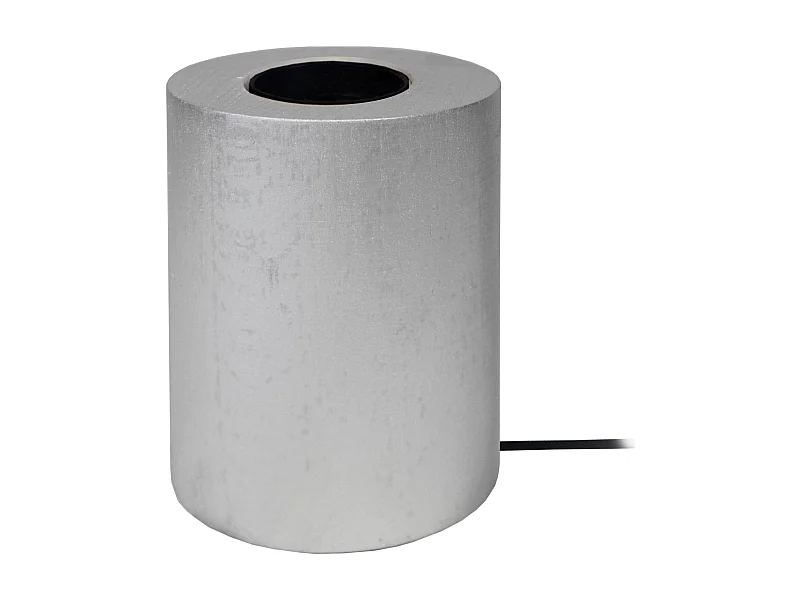 Lampe de Chevet TOSEL ,bois,Aluminio,H10,5xD8xP8cm