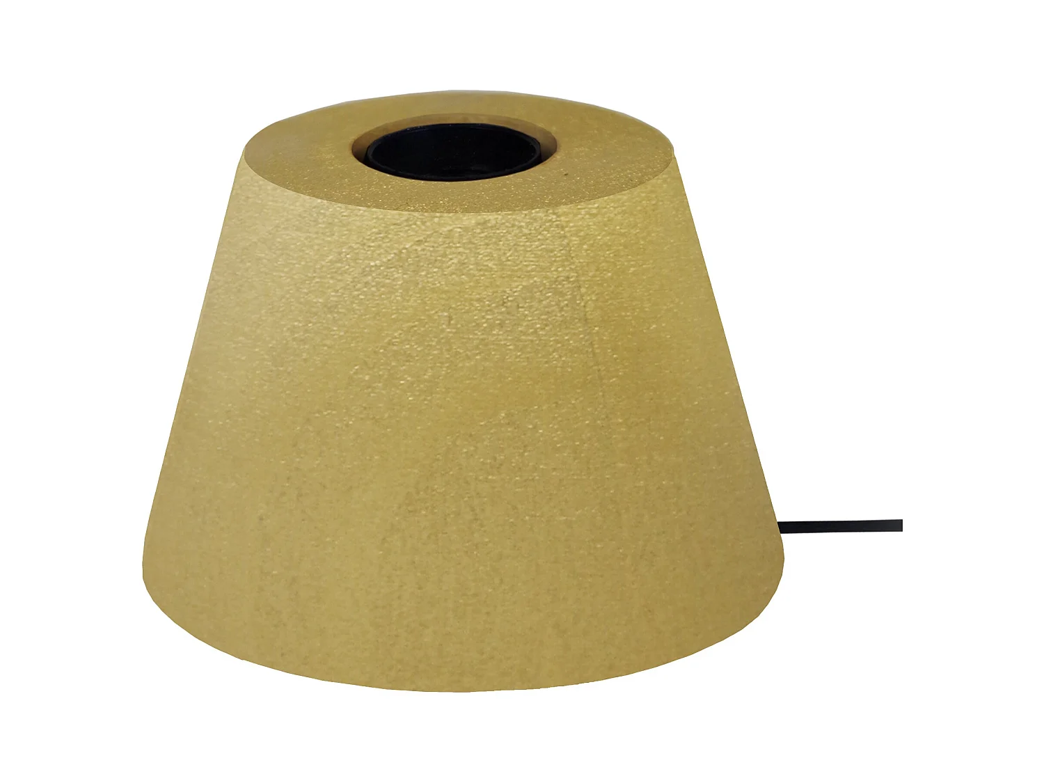 Lampe de Chevet TOSEL ,bois,Doré ,H7,5xD11xP11cm