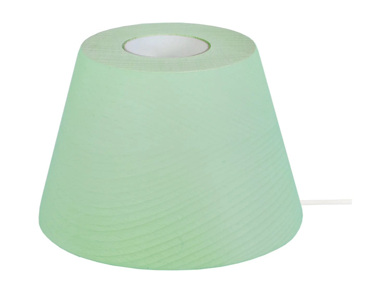Base da lâmpada TOSEL CONE madeira cônico Verde D11 x  H7,5  cm