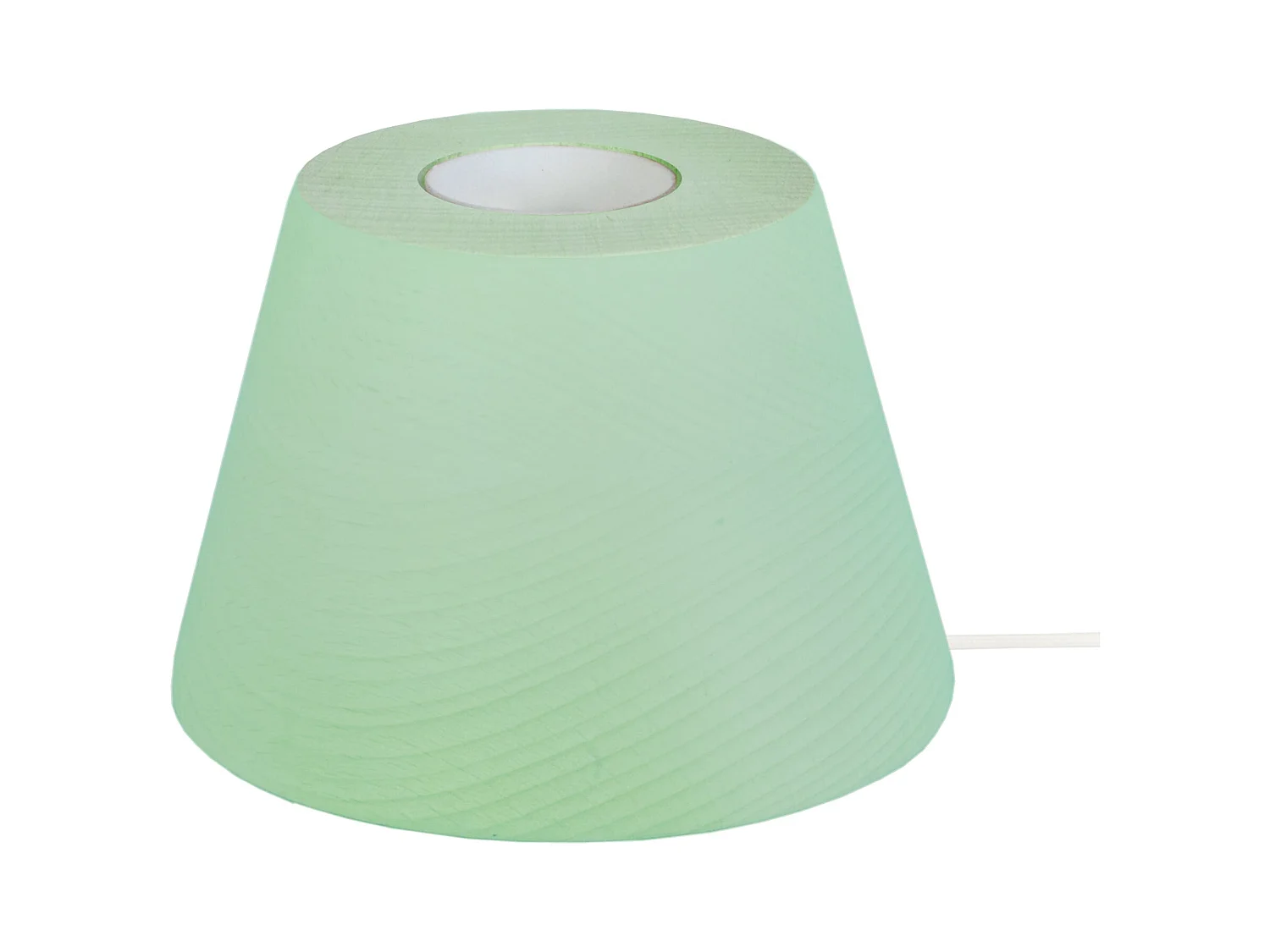 Lampe de Chevet TOSEL ,bois,Vert ,H7,5xD11xP11cm