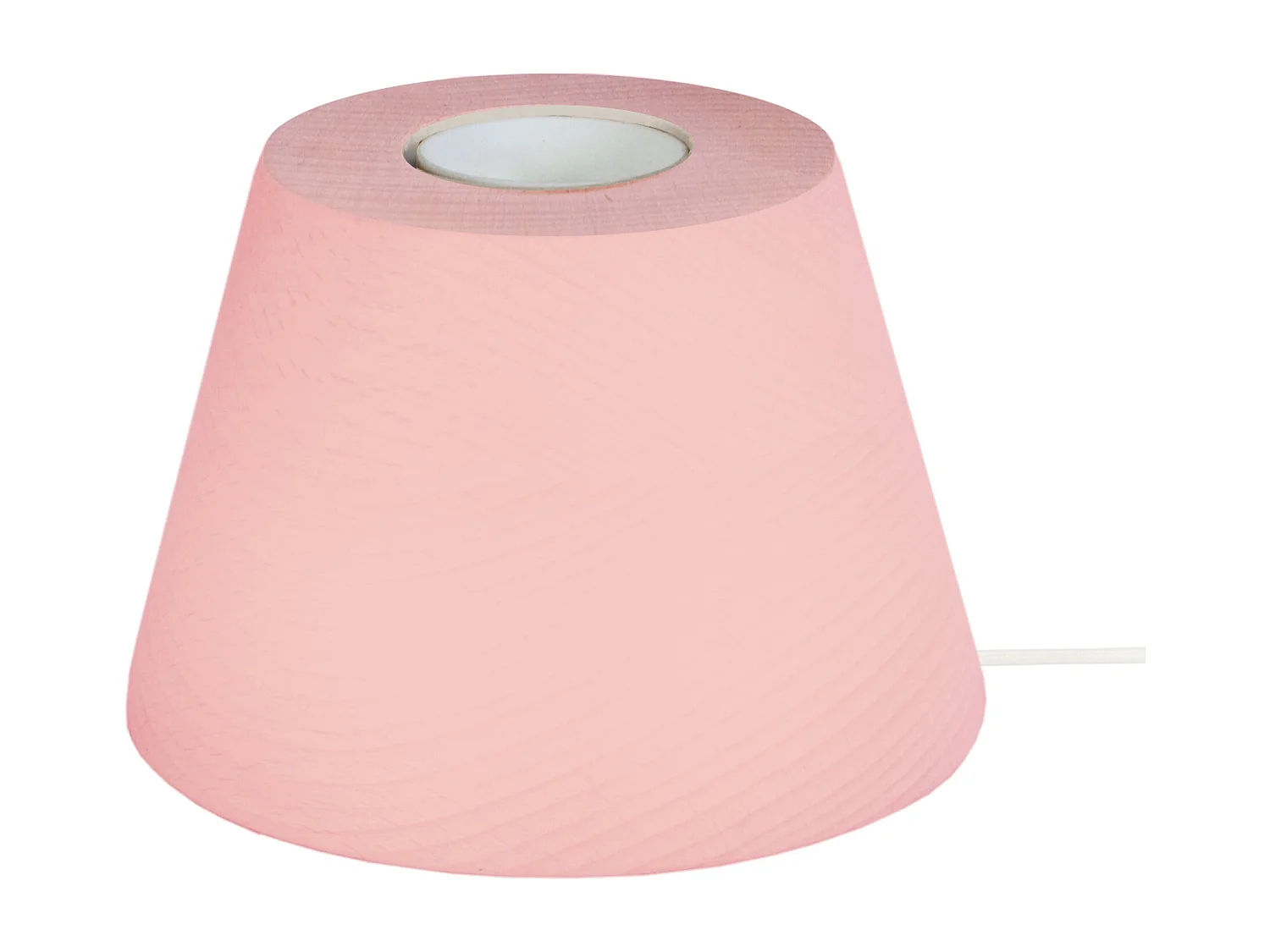 Base da lâmpada TOSEL CONE madeira cônico rosa D11 x  H7,5  cm