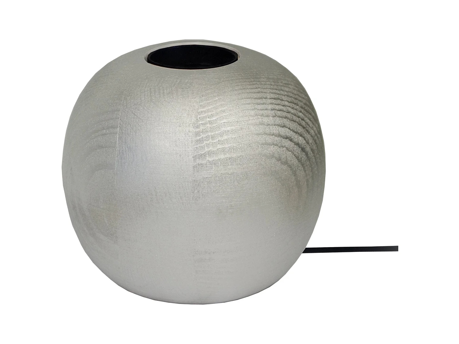 Lampe de Chevet TOSEL ,bois,Aluminio,H10xD11xP11cm