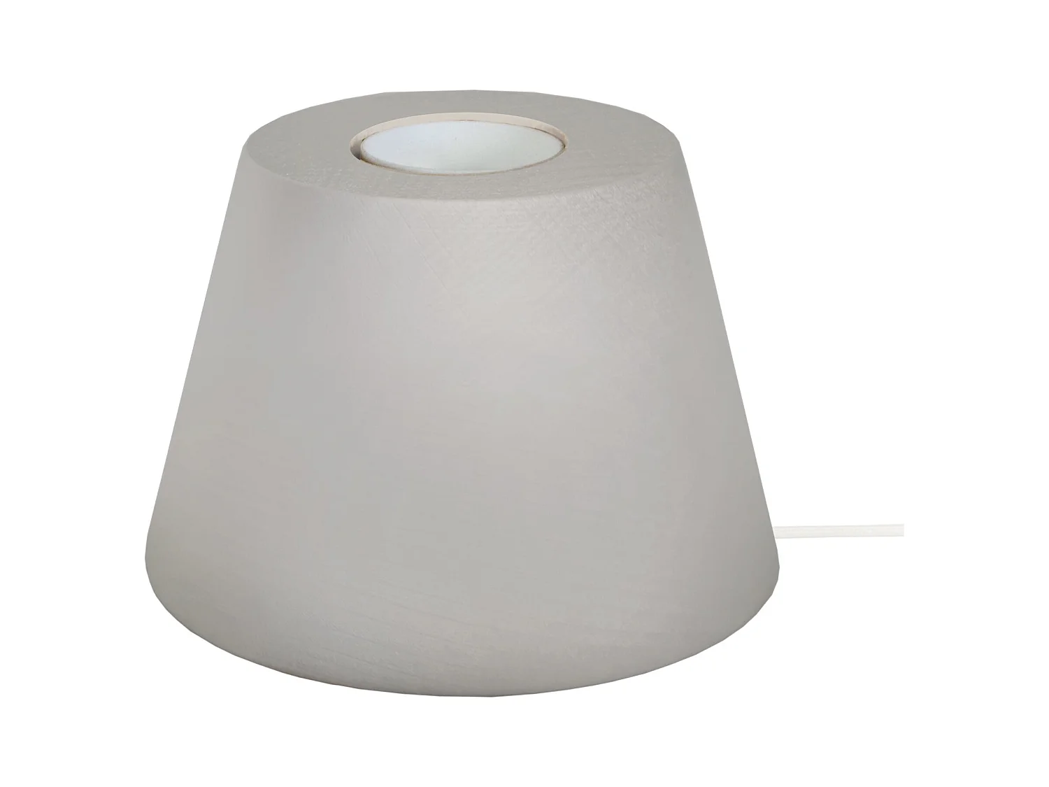 Lampe de Chevet TOSEL ,bois,Gris ,H7,5xD11xP11cm
