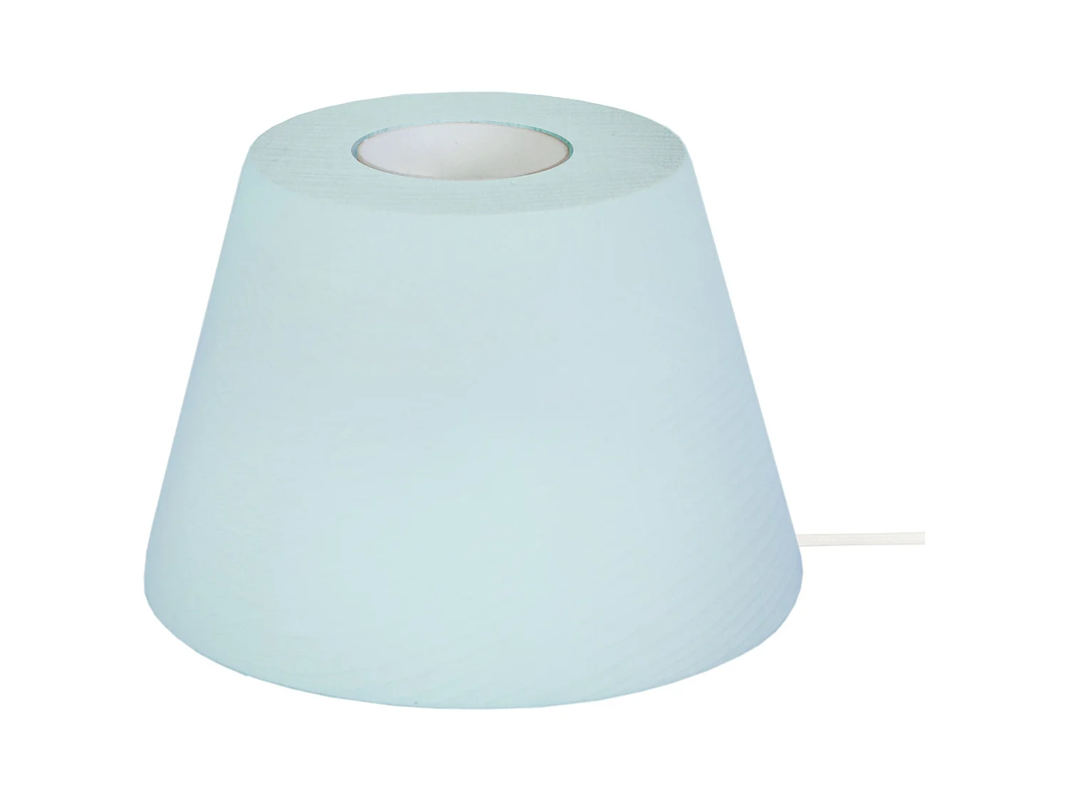 Lampe de Chevet TOSEL ,bois,Bleu,H7,5xD11xP11cm