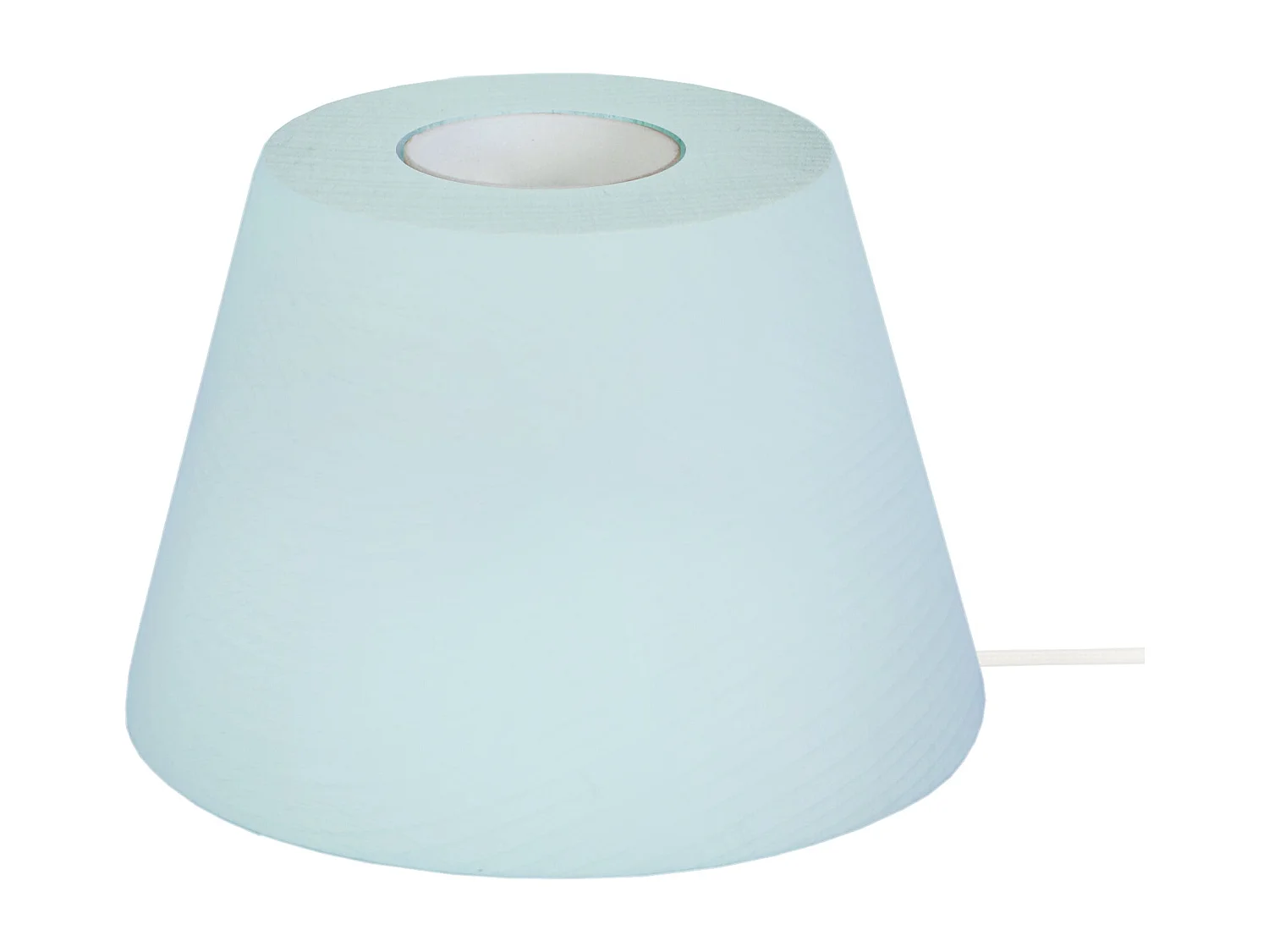 Lámpara de noche TOSEL ,madera,Azul ,A7,5xD11xP11cm