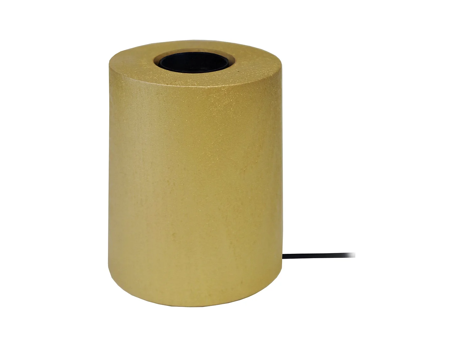 Lampe de Chevet TOSEL ,bois,Doré ,H10,5xD8xP8cm