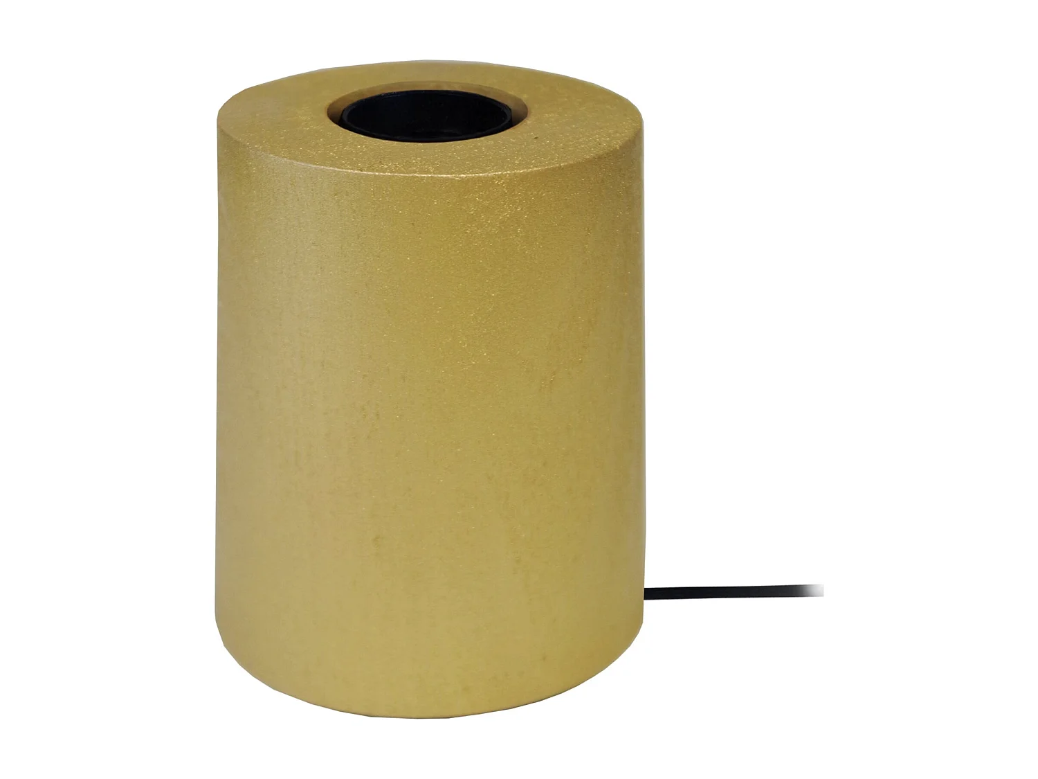 Lampe de Chevet TOSEL ,bois,Doré ,H10,5xD8xP8cm