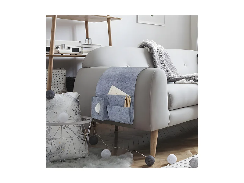 Pochette de Rangement "Canapé" 24cm Gris