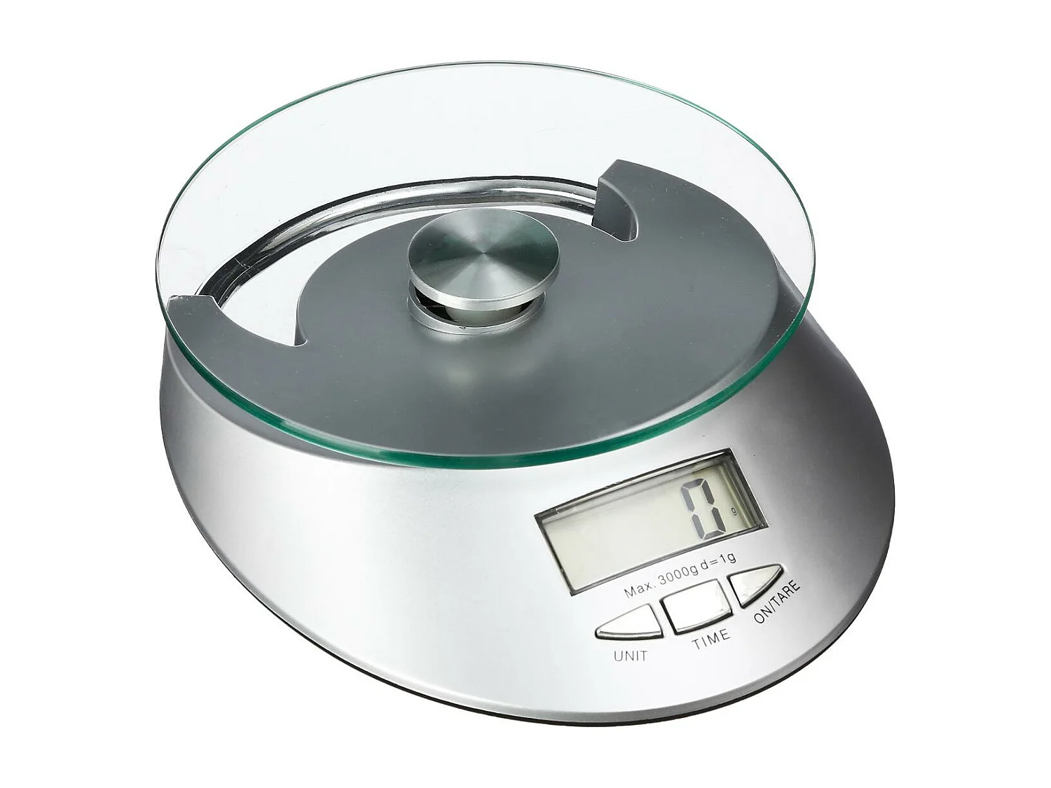 Balance de Cuisine Digital "Pesée" 16cm Argent