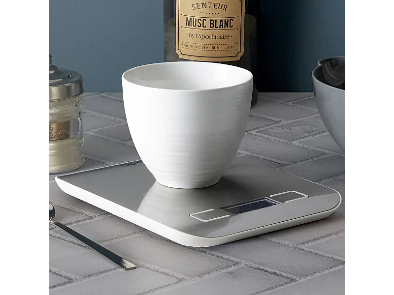 Balance Electronique En Inox 5kg Argent