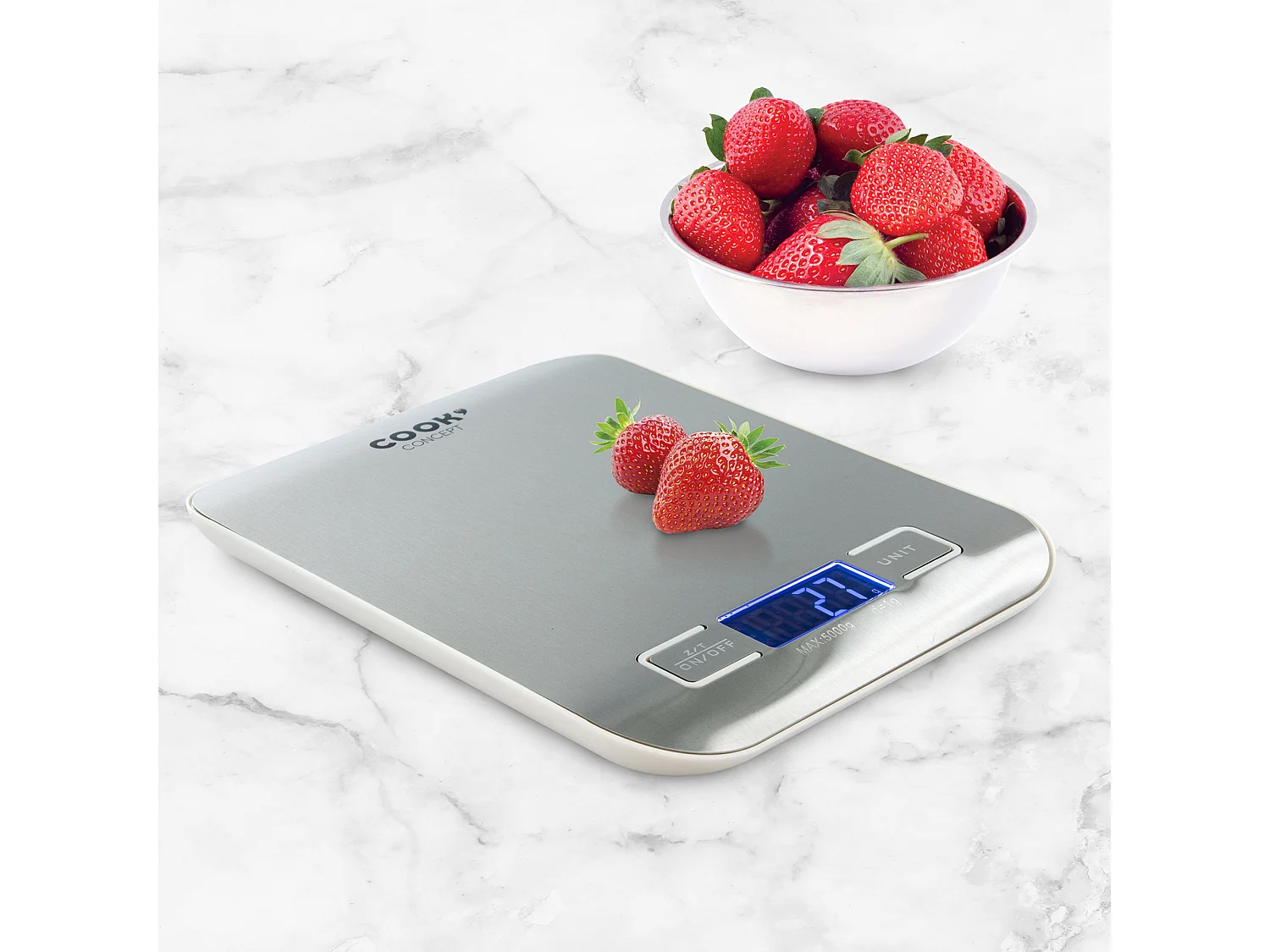 Balance Electronique En Inox 5kg Argent