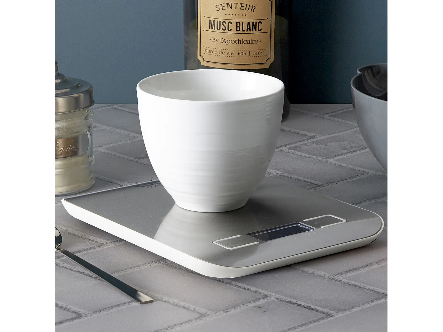 Balance Electronique En Inox 5kg Argent