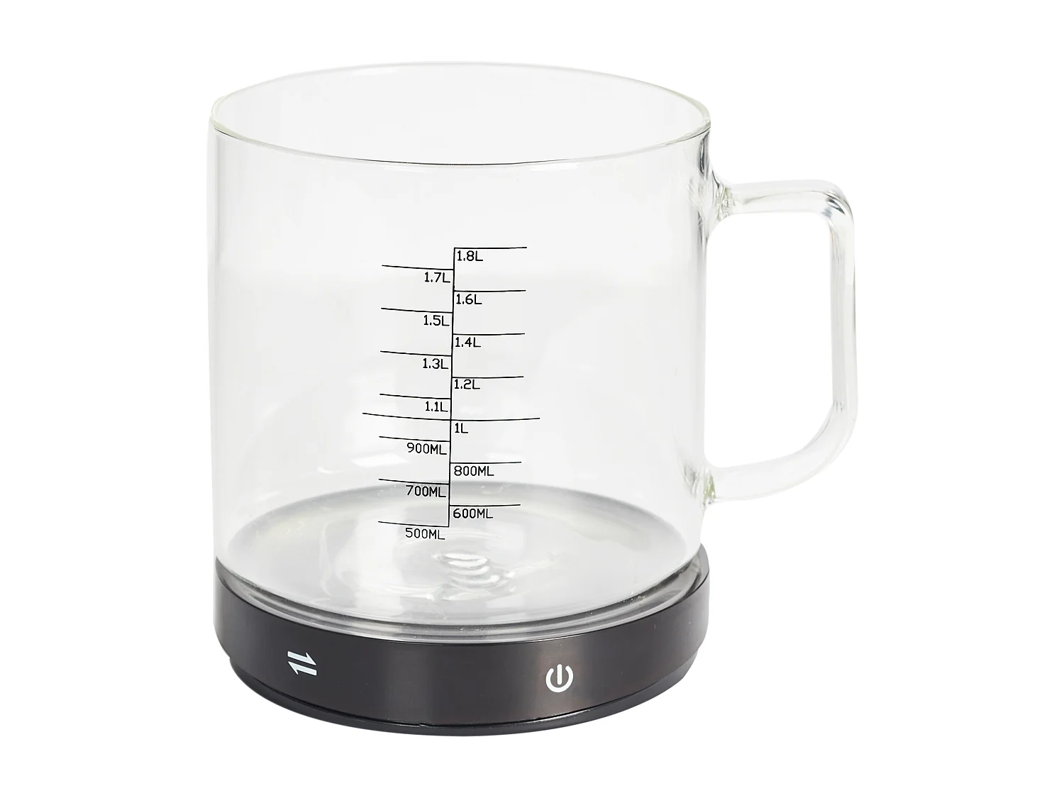 Balance 5kg Avec Verre Doseur Amovible 1.5l Noir, Transparent