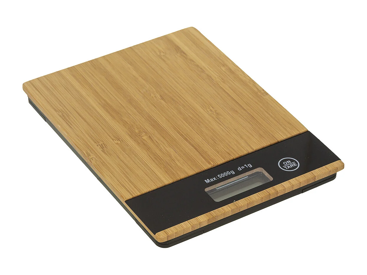 Balance Digitale "Bambou" 21cm Naturel
