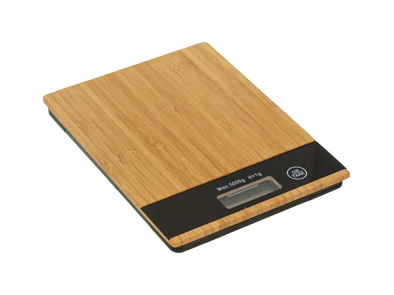 Balance Digitale "Bambou" 21cm Naturel