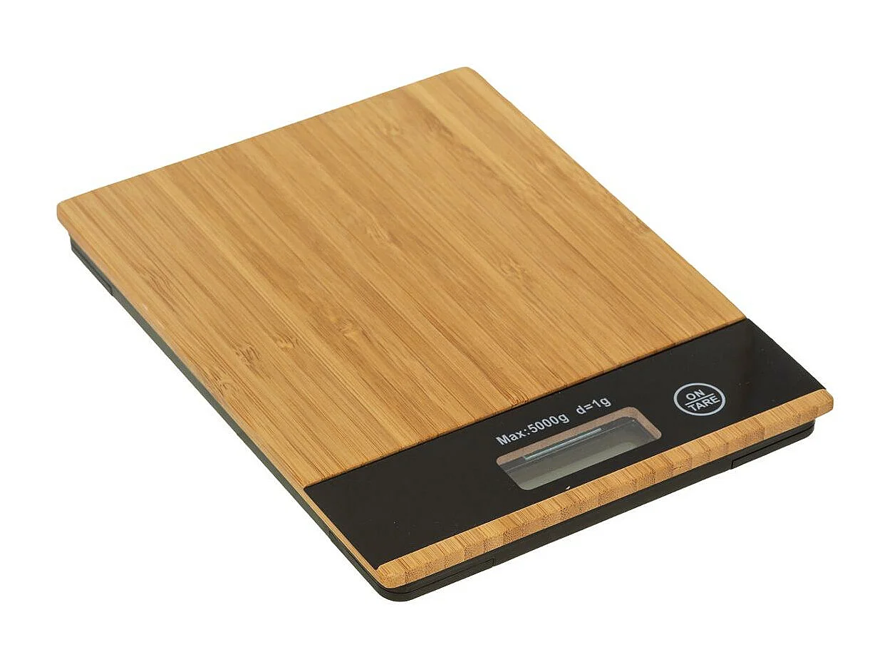 Balance Digitale "Bambou" 21cm Naturel