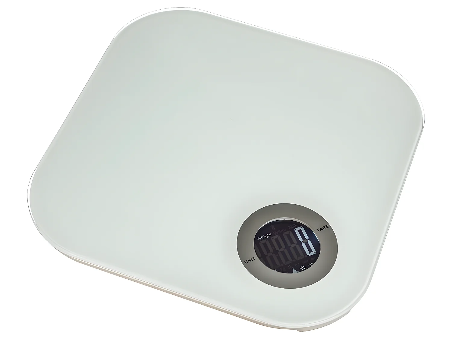 Balance Digitale de Cuisine "Carrée" 21cm Blanc
