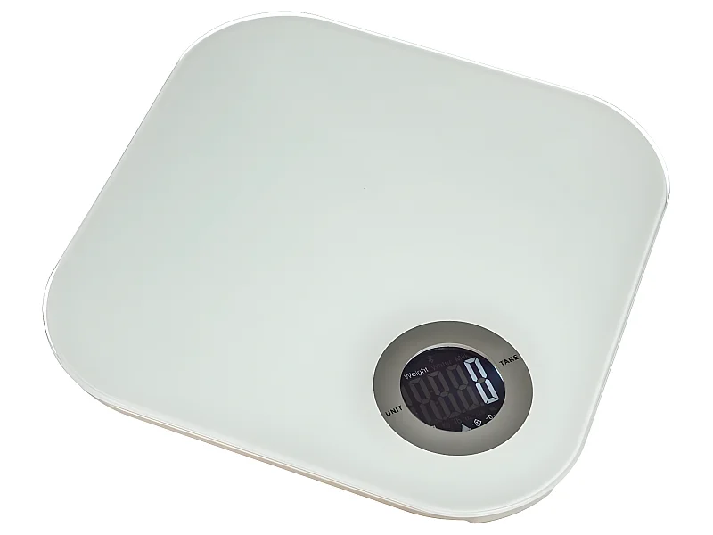 Balance Digitale de Cuisine "Carrée" 21cm Blanc