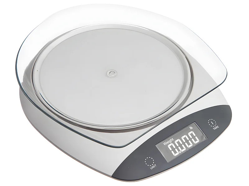 Balance Digitale avec Plateau "Varka" 20cm Blanc