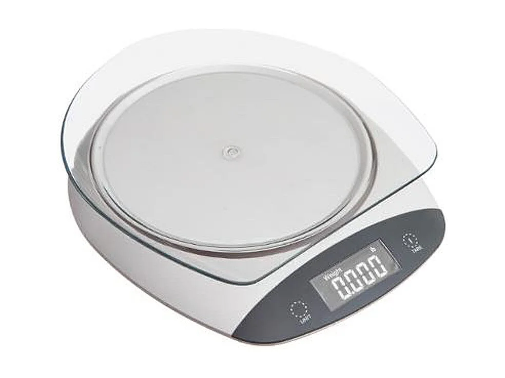 Balance Digitale avec Plateau "Varka" 20cm Blanc