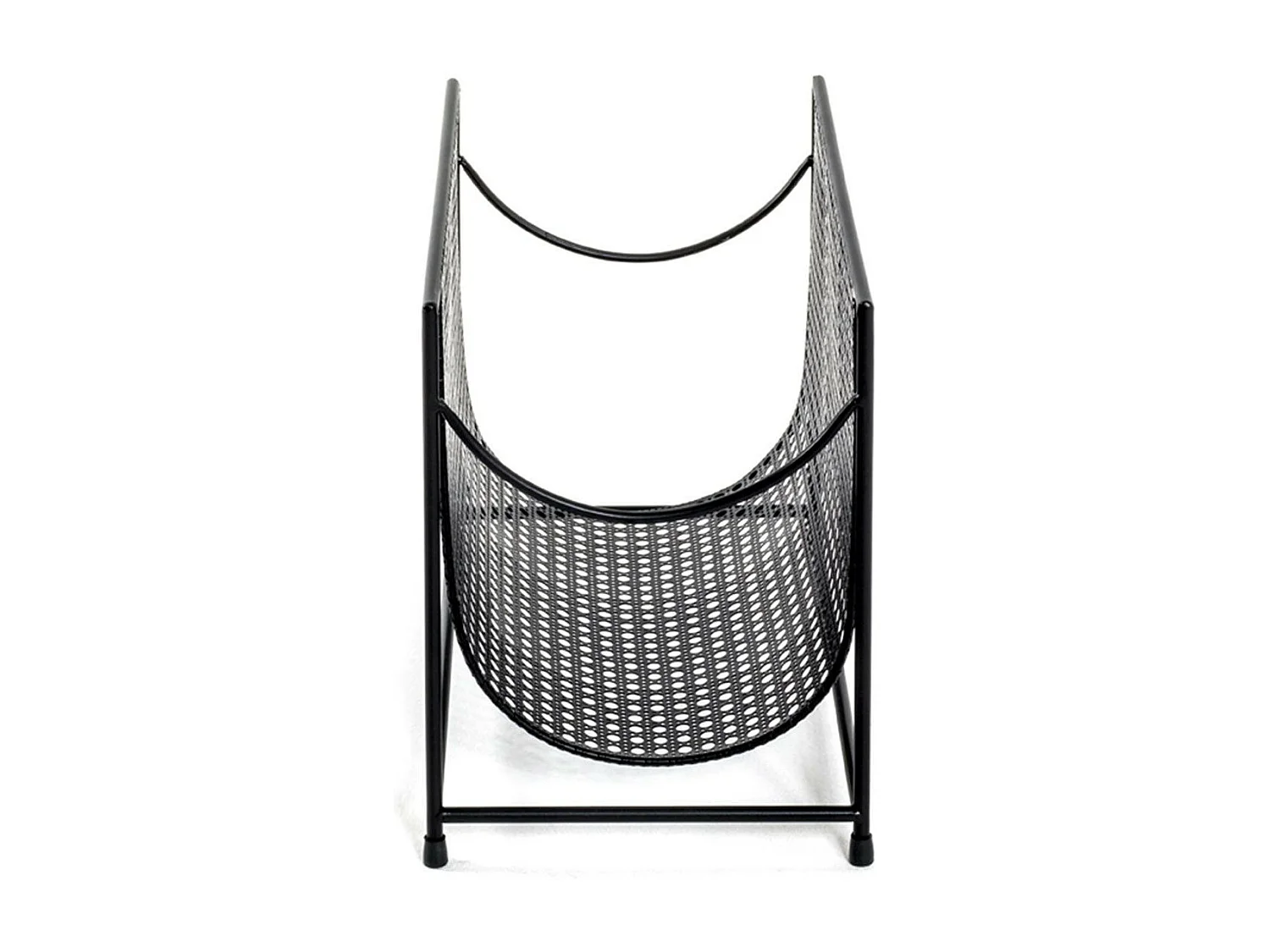 Porte-Revues en Acier "Laqué" 37cm Noir