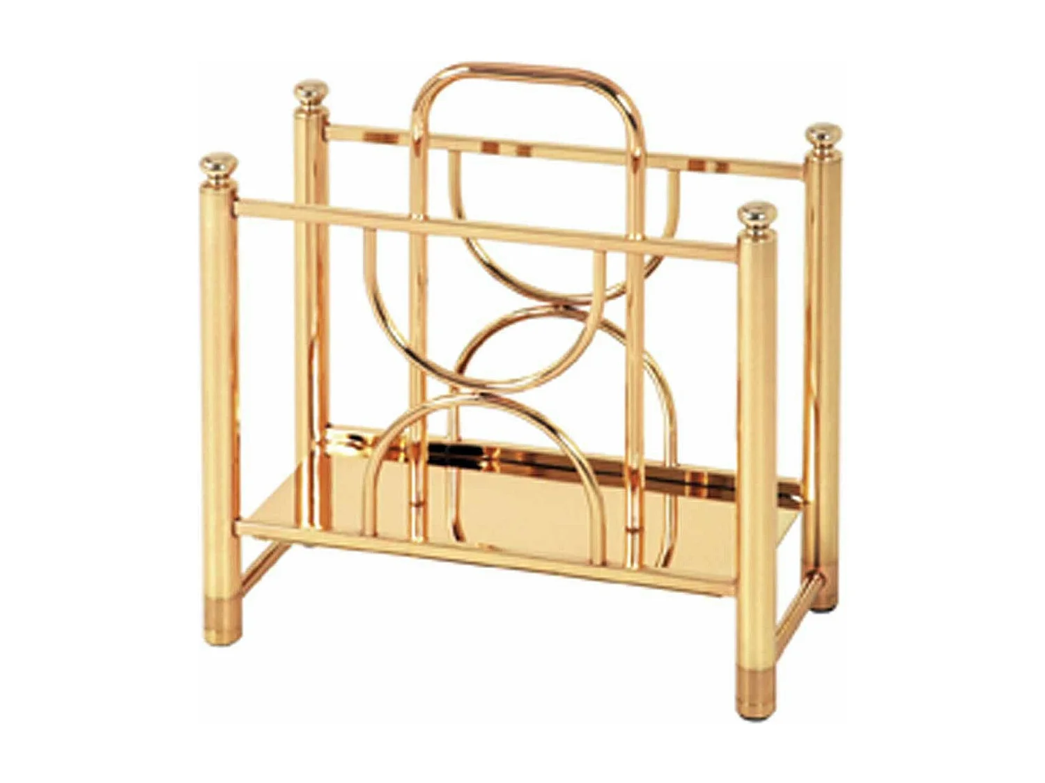 Porte-Revues Design en Acier "Riuy" 40cm Or