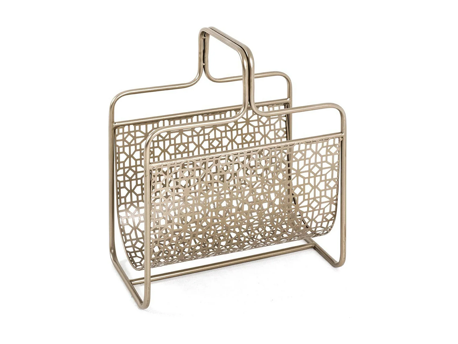 Porte-Revues en Métal "Magazines" 45cm Bronze