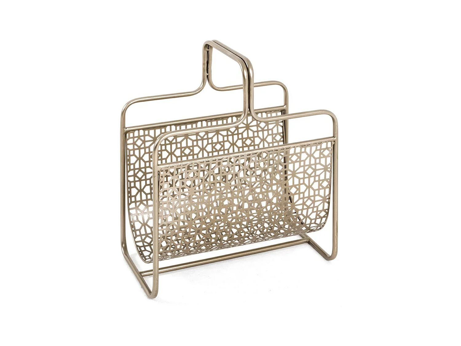 Porte-Revues en Métal "Magazines" 45cm Bronze