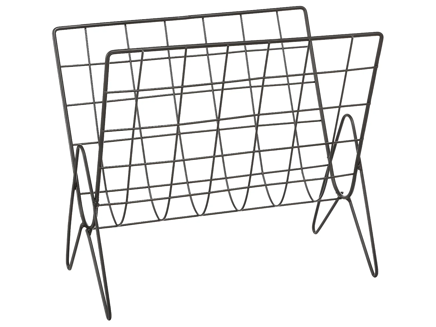 Porte Revue "Moderne" 35cm Noir