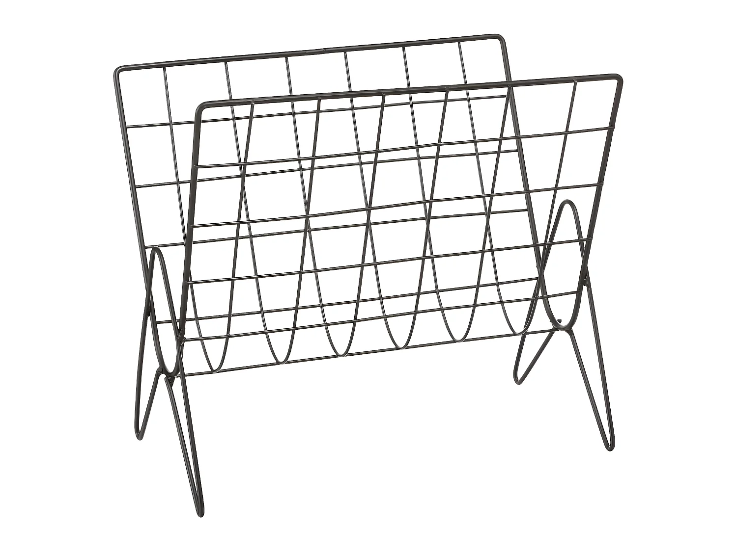 Porte Revue "Moderne" 35cm Noir