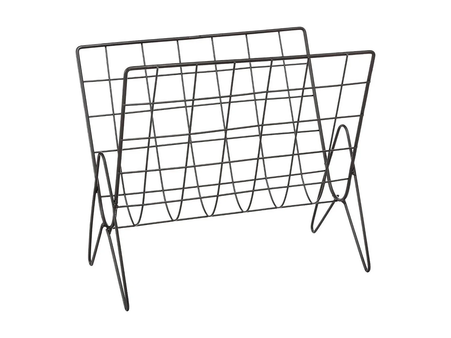 Porte Revue "Moderne" 35cm Noir