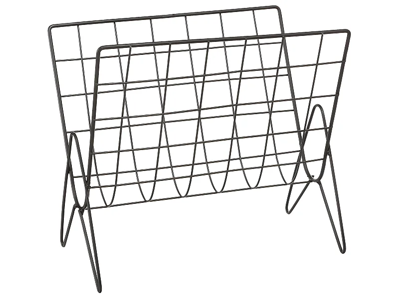 Porte Revue "Moderne" 35cm Noir