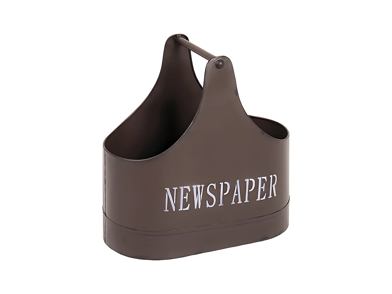Porte-Revues en Métal "Vintage" 44cm Marron