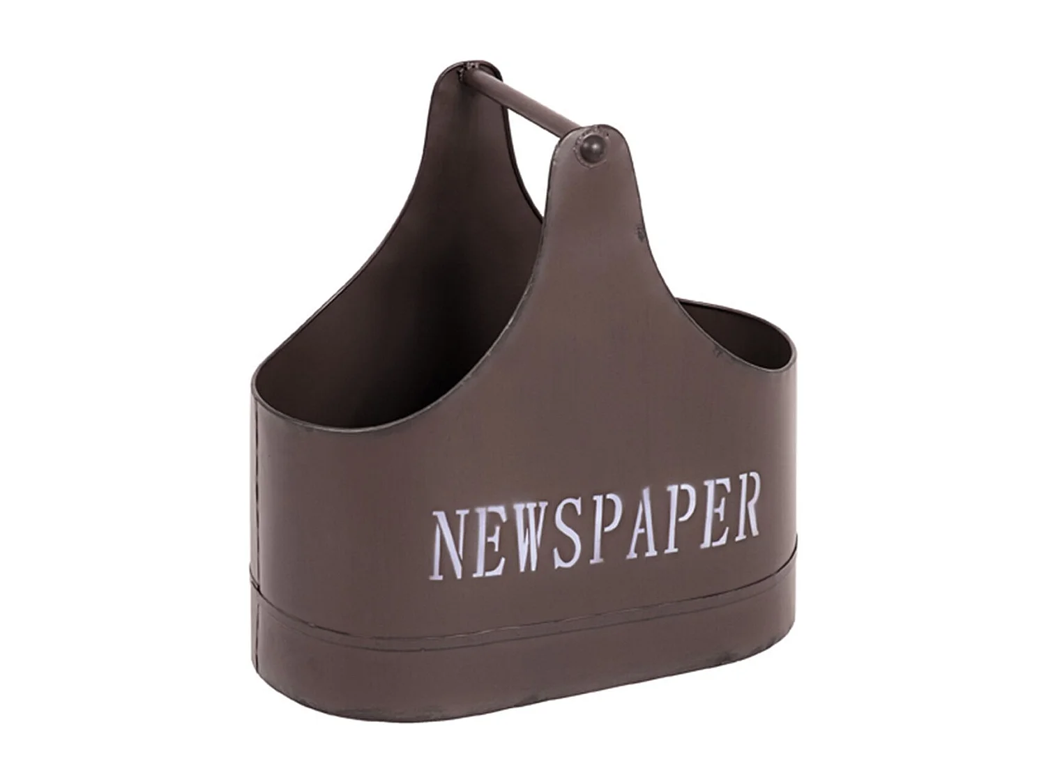 Porte-Revues en Métal "Vintage" 44cm Marron