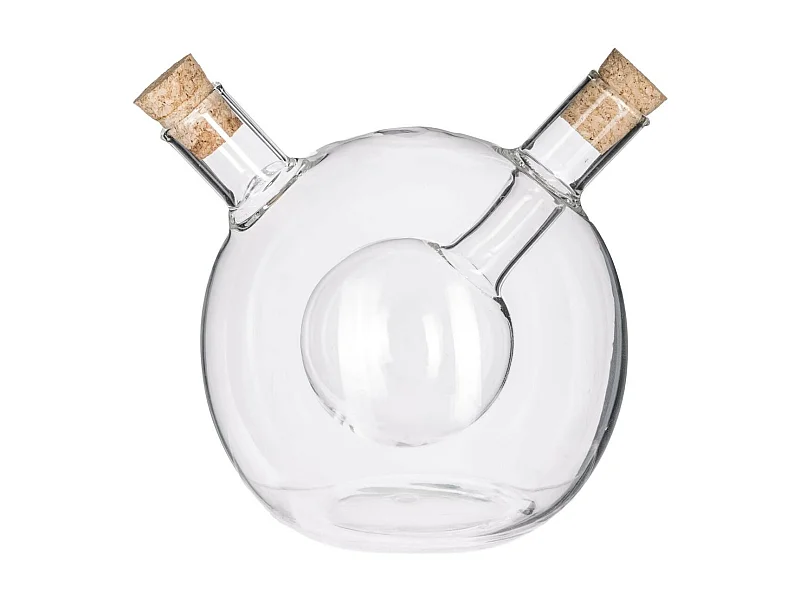 Bouteille Huile & Vinaigre 2 en 1 "Boule" 9cm